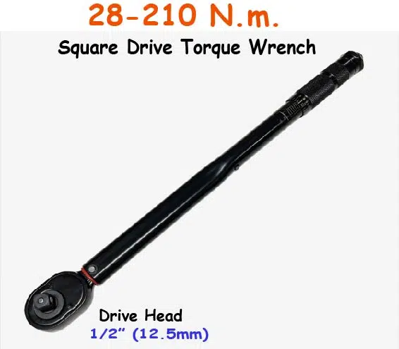 28-210Nm Square Drive Torque Wrench