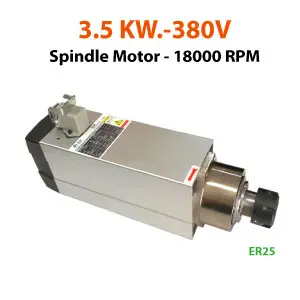 3.5KW-380V-ER25-Spindle-Motor