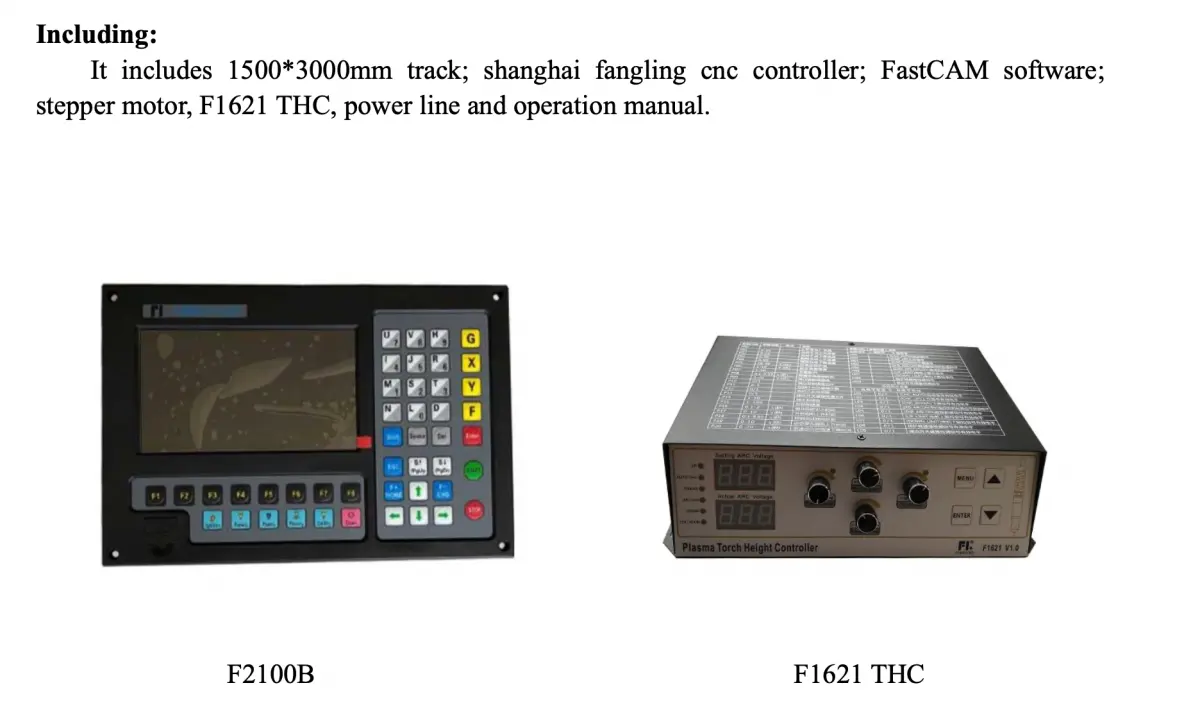 F2100 plasma Controller