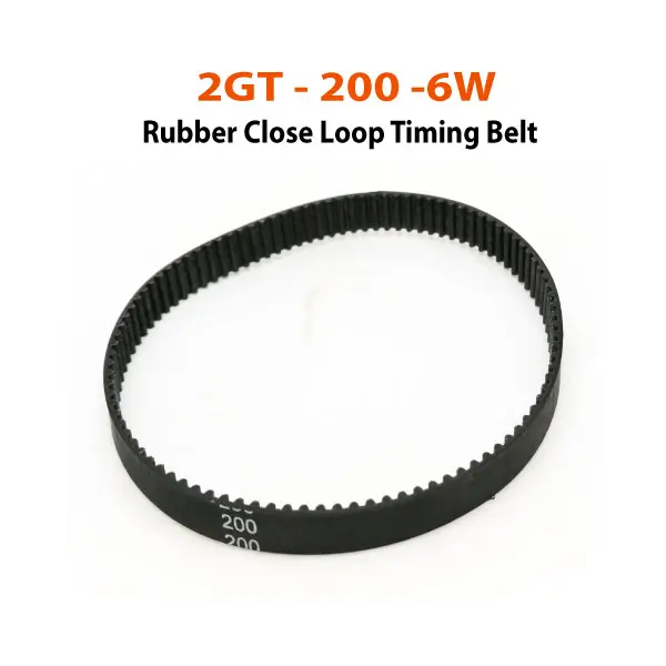 2GT-200-6W Rubber CloseLoop Belt